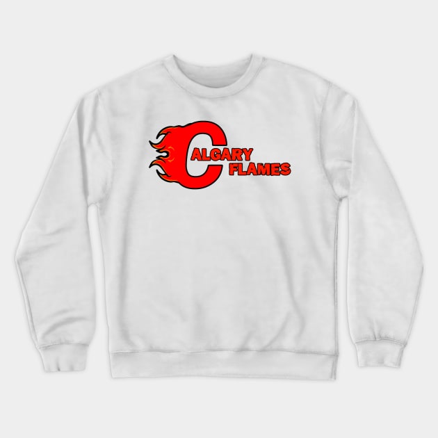 Calgary flmes Crewneck Sweatshirt by Cahya. Id